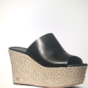 Brand New Micheal Kors Cunningham Wedge Leather